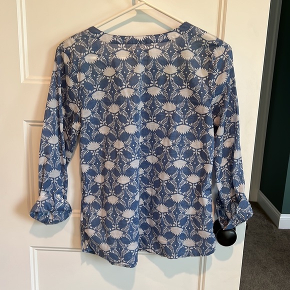 Old Navy girls split neck blouse - Picture 4 of 5